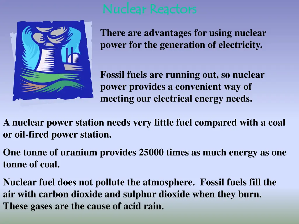 nuclear reactors nuclear reactors