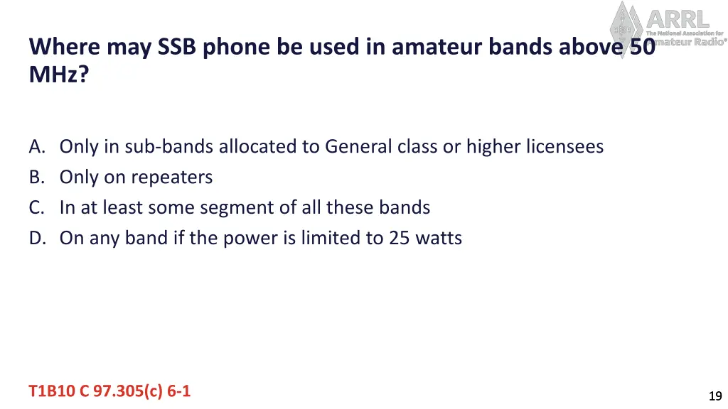 where may ssb phone be used in amateur bands