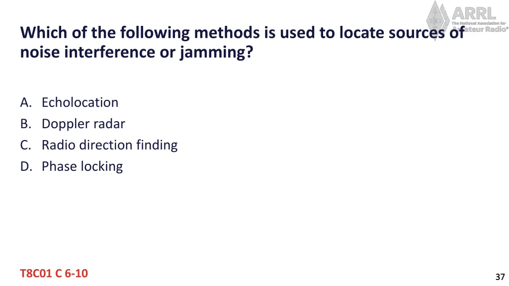 which of the following methods is used to locate