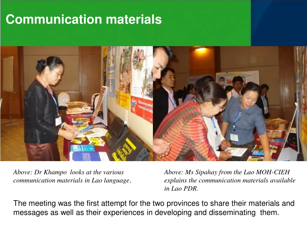 communication materials