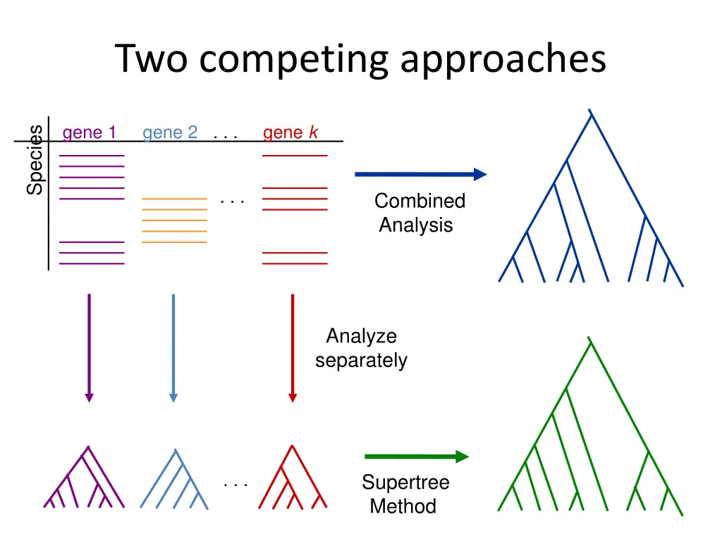 two competing approaches