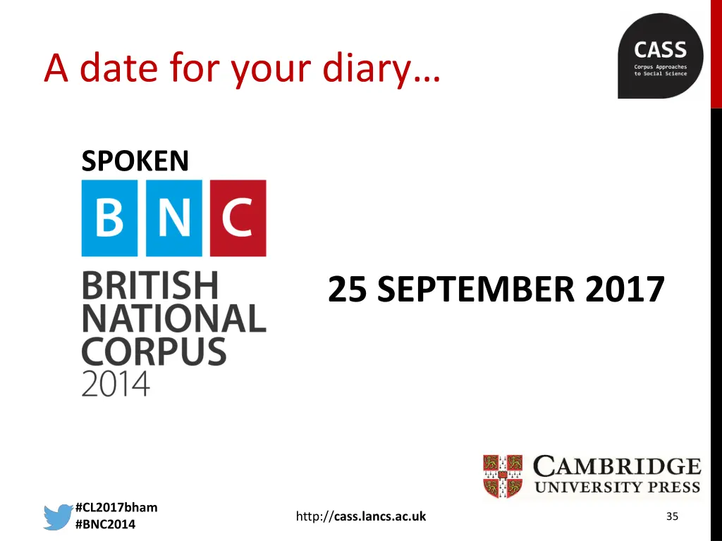 a date for your diary