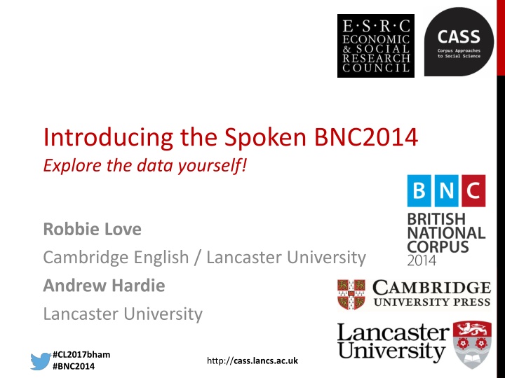 introducing the spoken bnc2014 explore the data