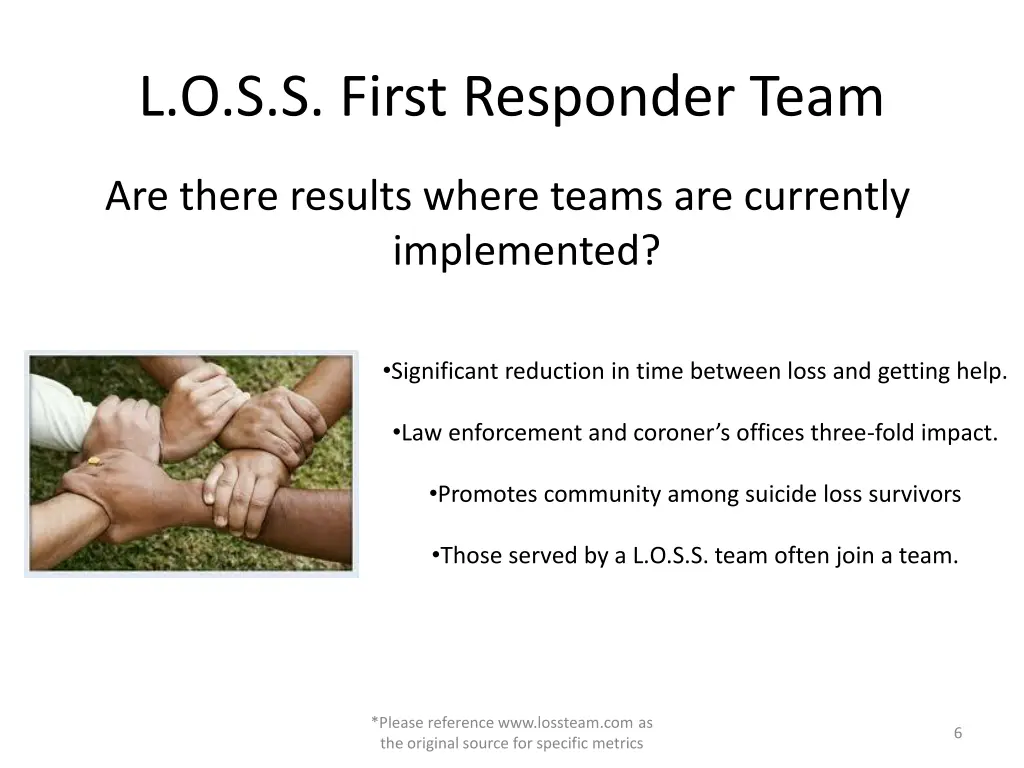 l o s s first responder team 2