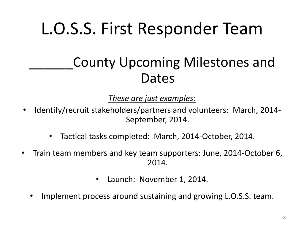 l o s s first responder team 4