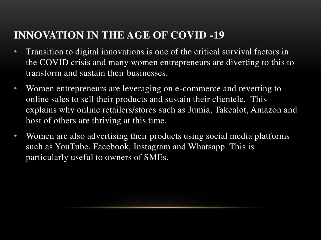 innovation in the age of covid 19