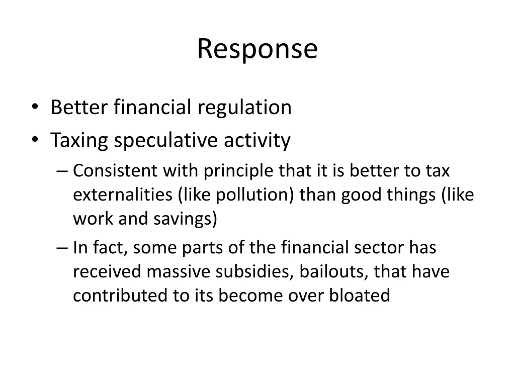 response