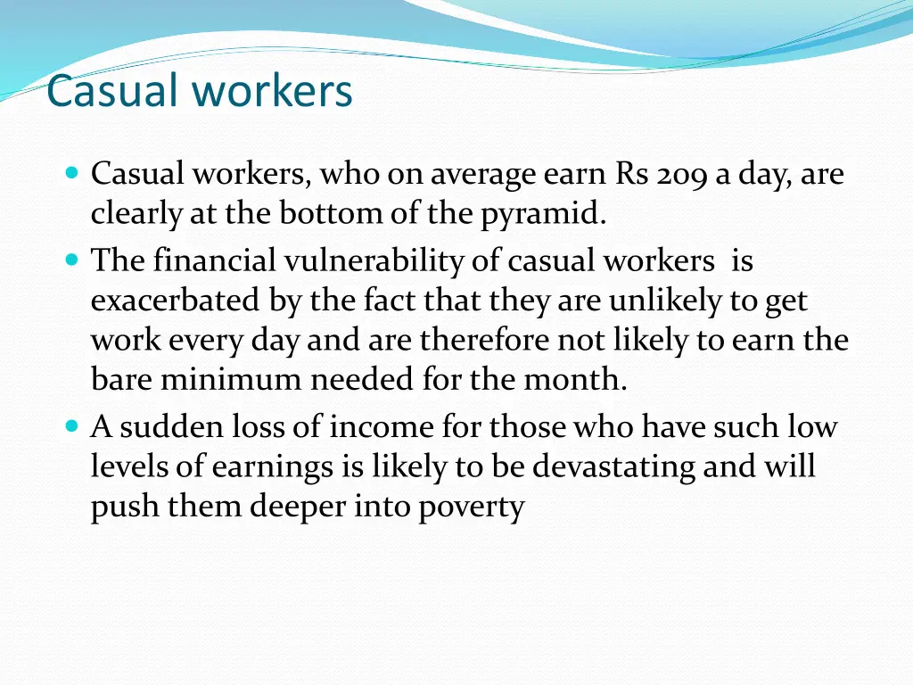 casual workers