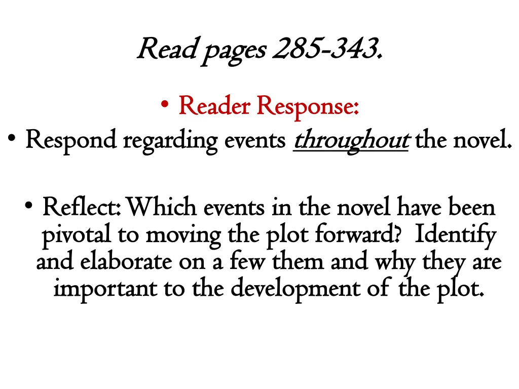 read pages 285 read pages 285 343
