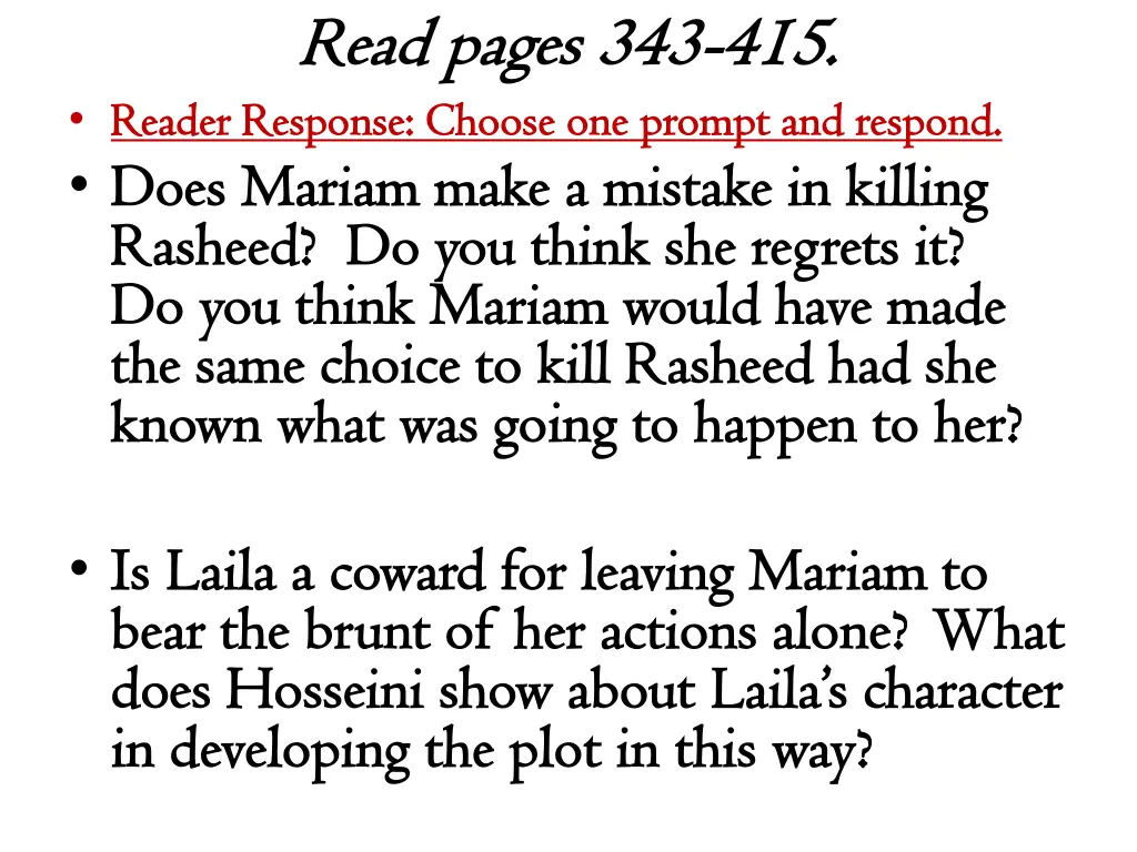 read pages 343 read pages 343 415 reader response