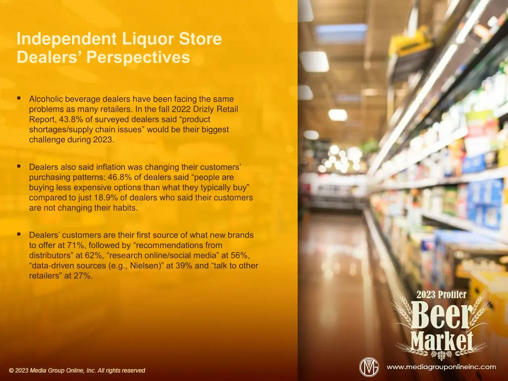 independent liquor store dealers perspectives