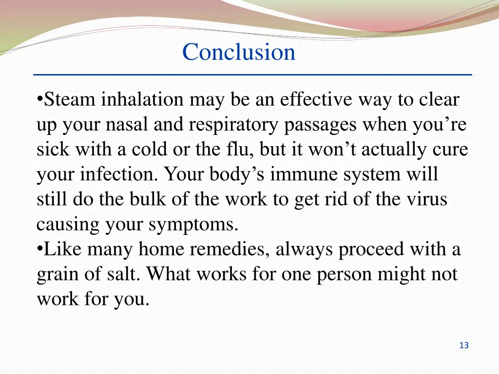 conclusion