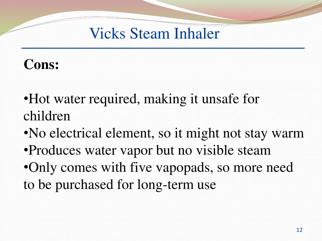 vicks steam inhaler 2