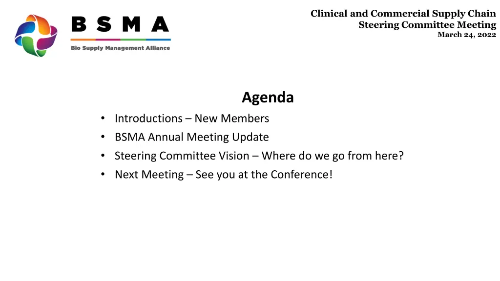 clinical and commercial supply chain steering 1