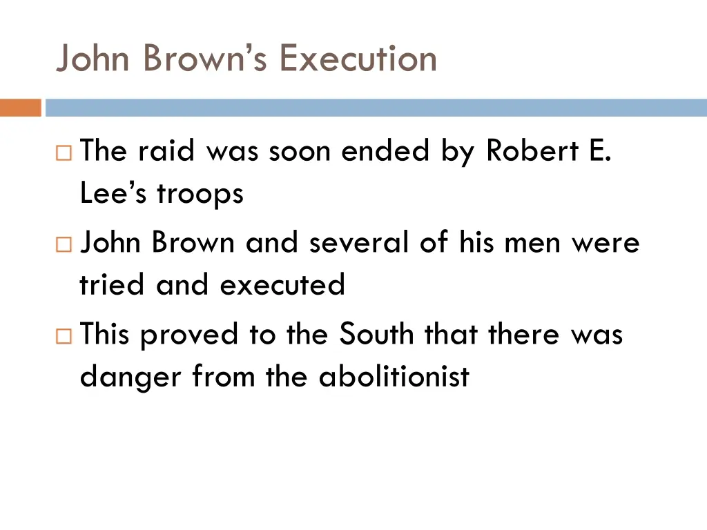 john brown s execution