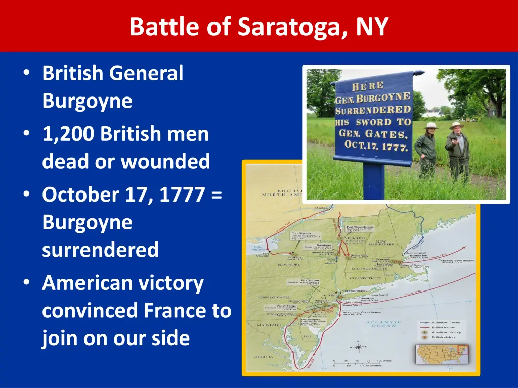 battle of saratoga ny