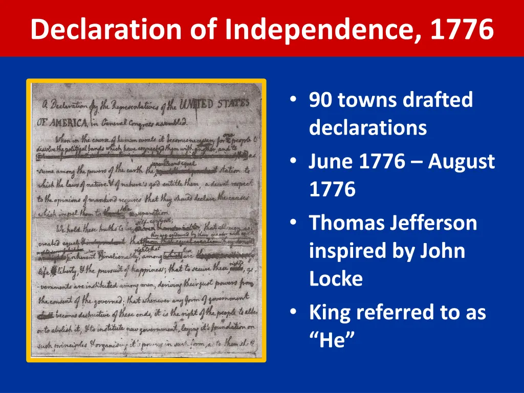 declaration of independence 1776