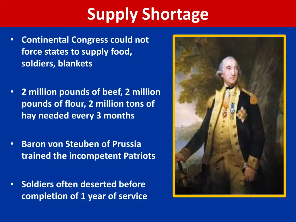 supply shortage