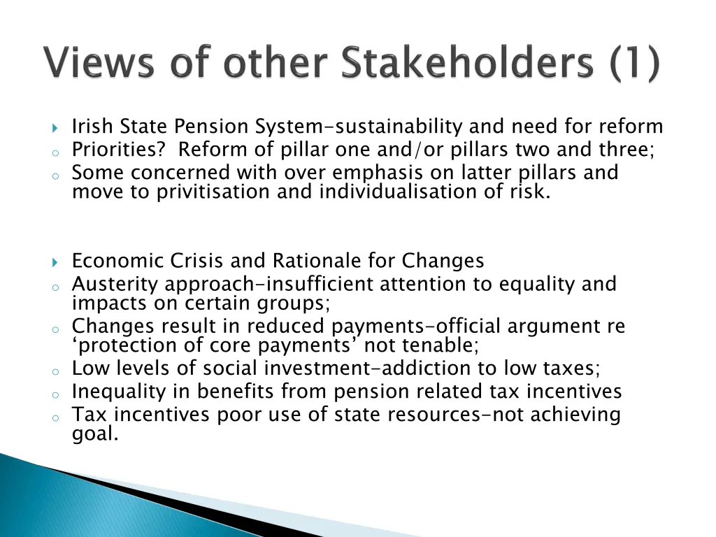 irish state pension system sustainability