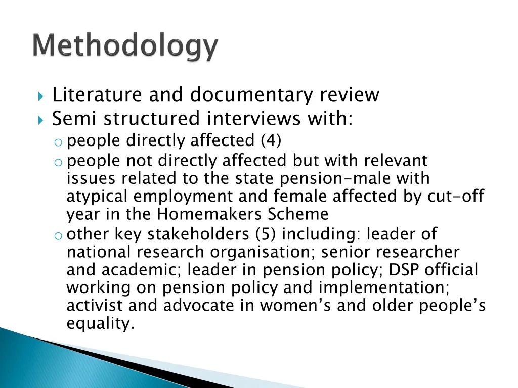 literature and documentary review semi structured