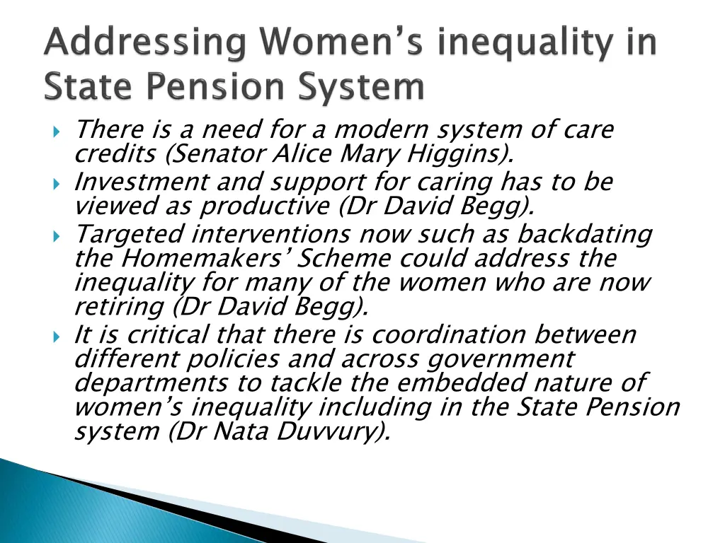 there is a need for a modern system of care