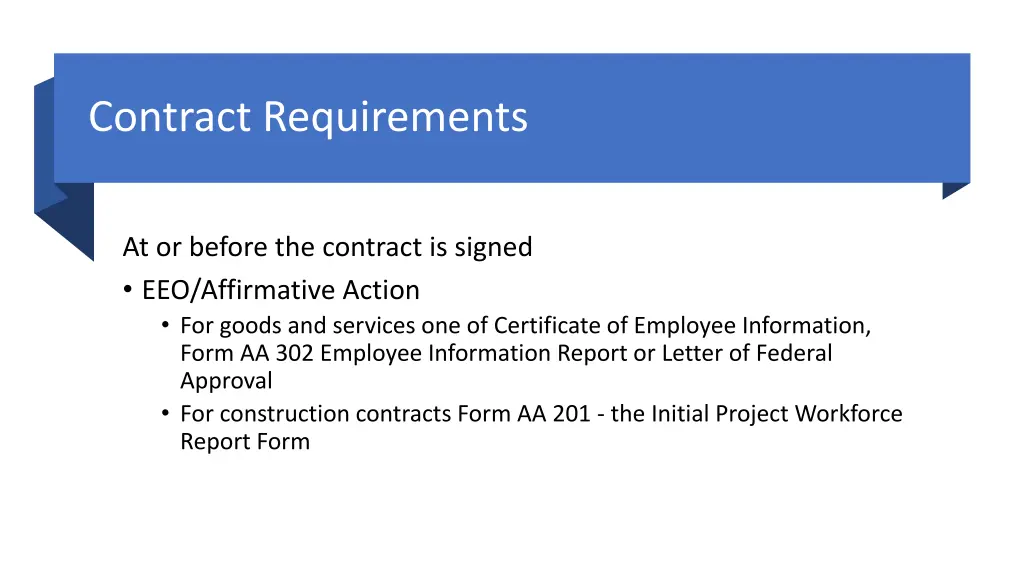 contract requirements 1