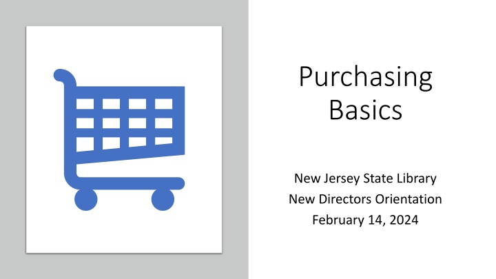 purchasing basics