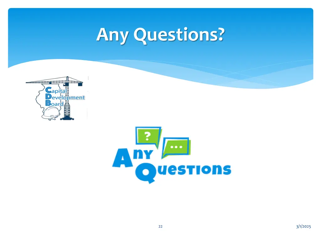 any questions