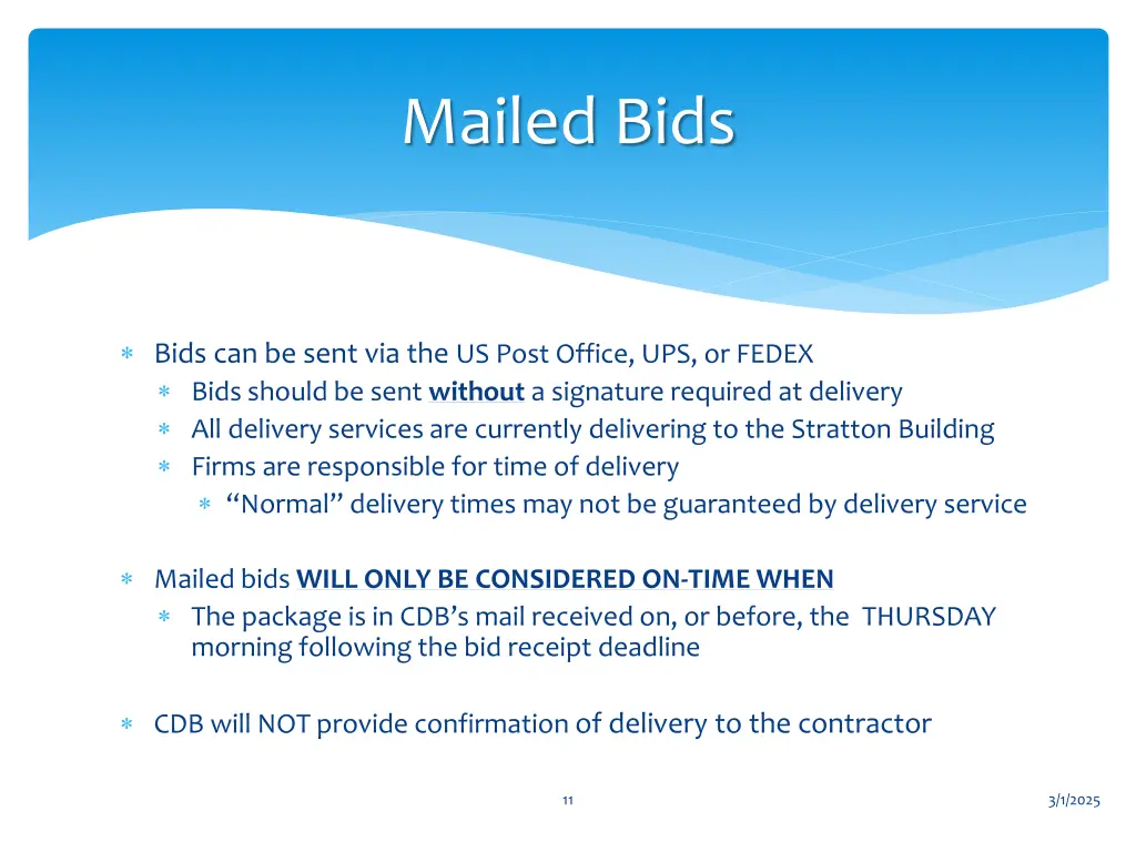 mailed bids 2