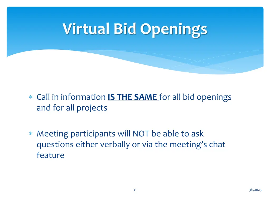 virtual bid openings 1
