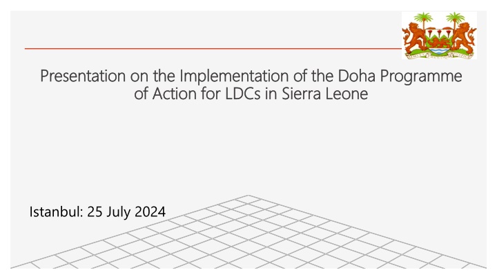 presentation on the implementation of the doha