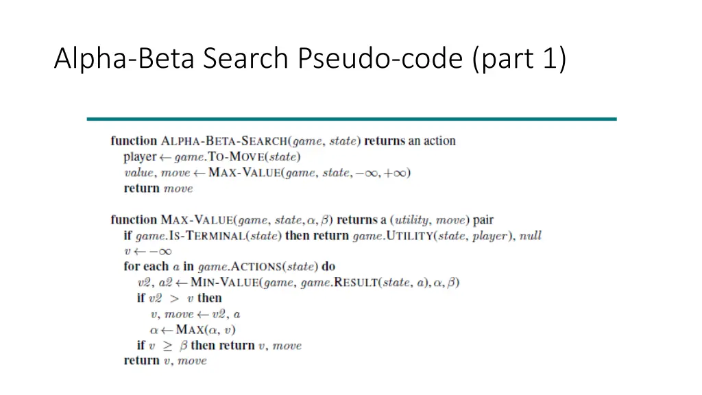 alpha beta search pseudo code part 1