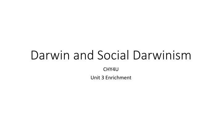 darwin and social darwinism