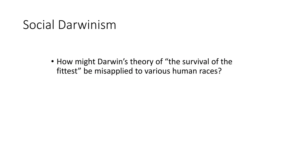 social darwinism