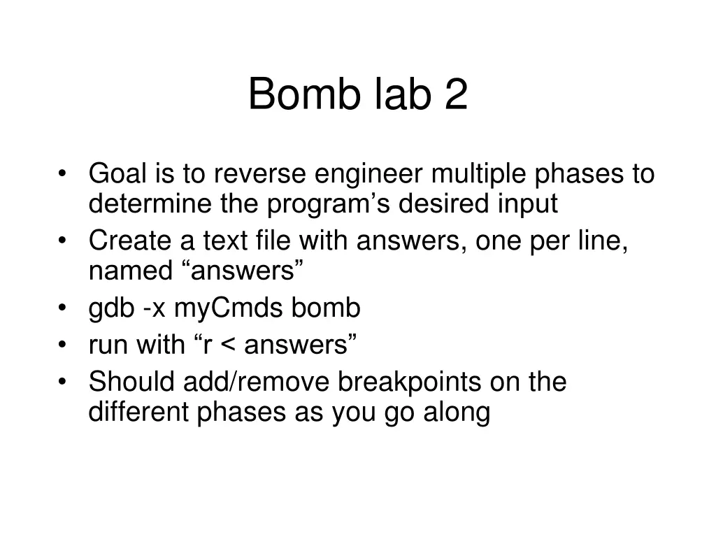 bomb lab 2