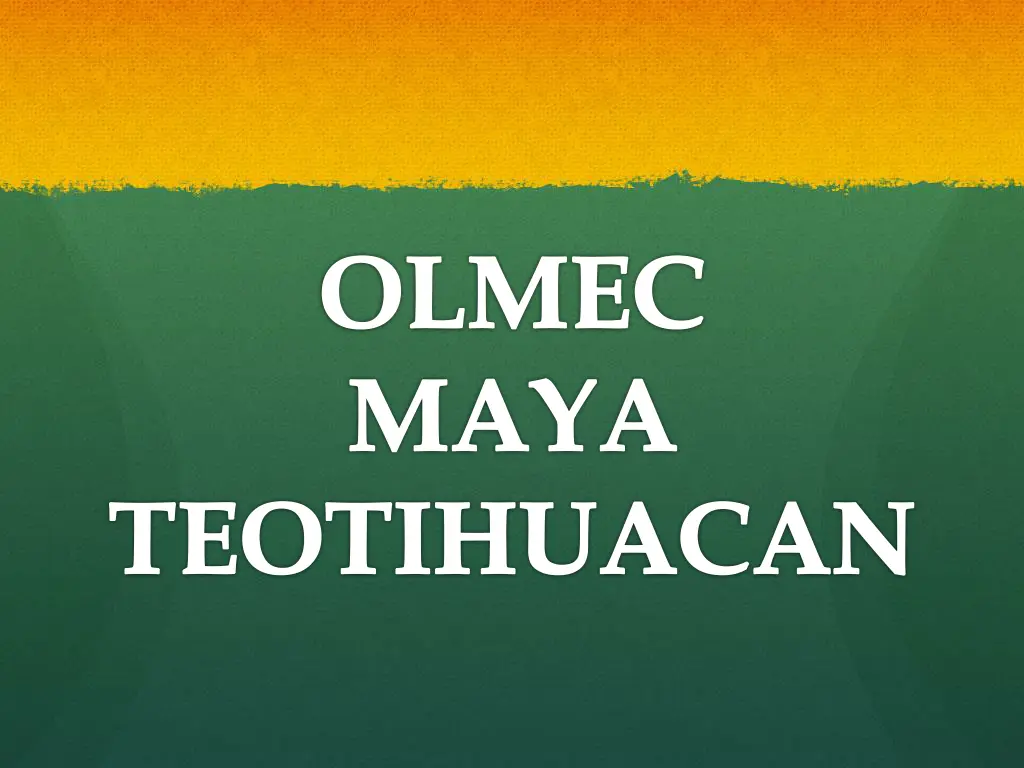 olmec maya