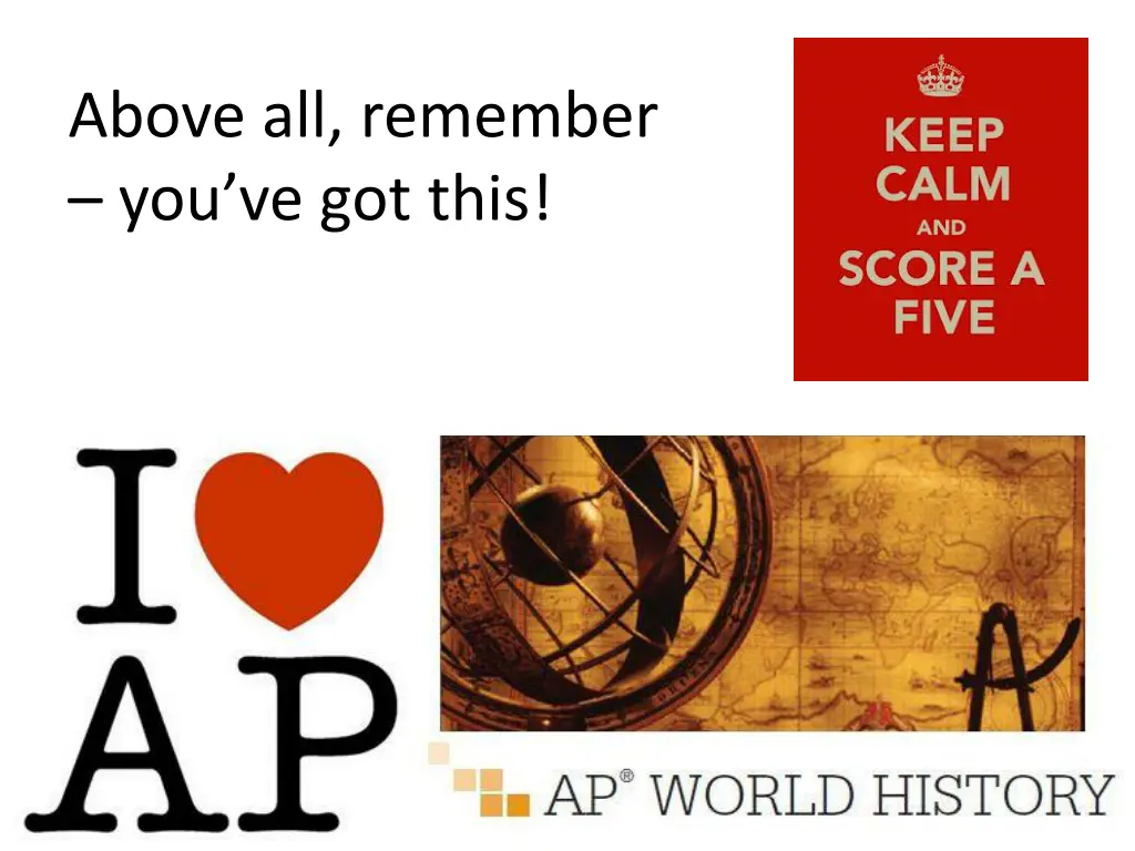 above all remember you ve got this