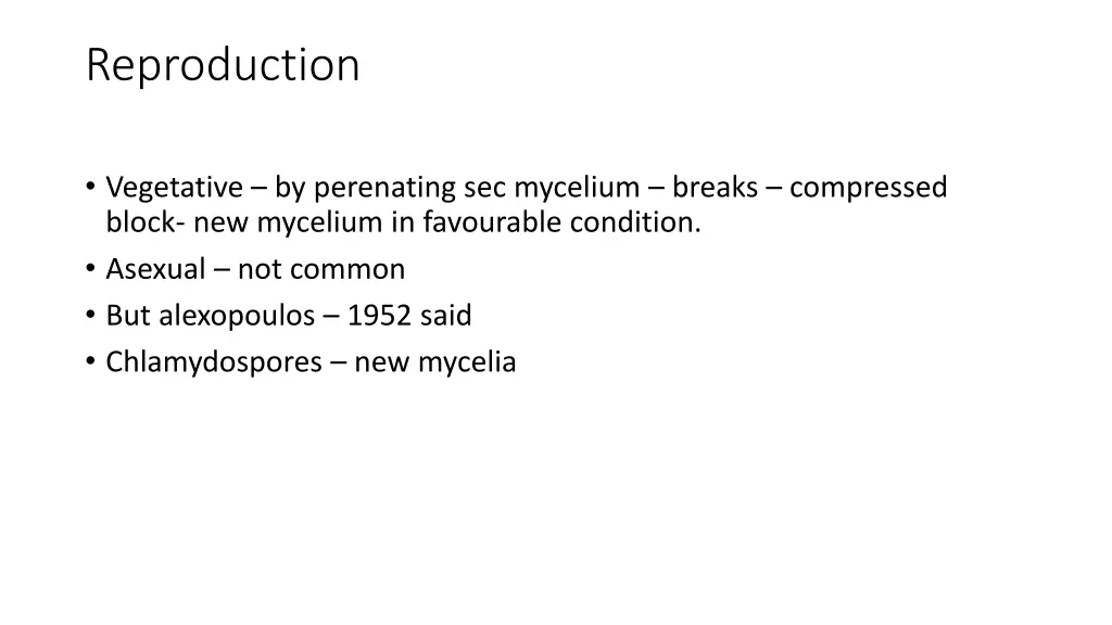 reproduction
