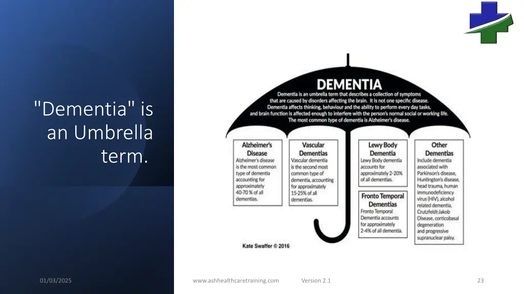 dementia is an umbrella