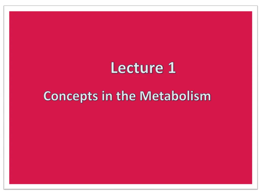 lecture 1
