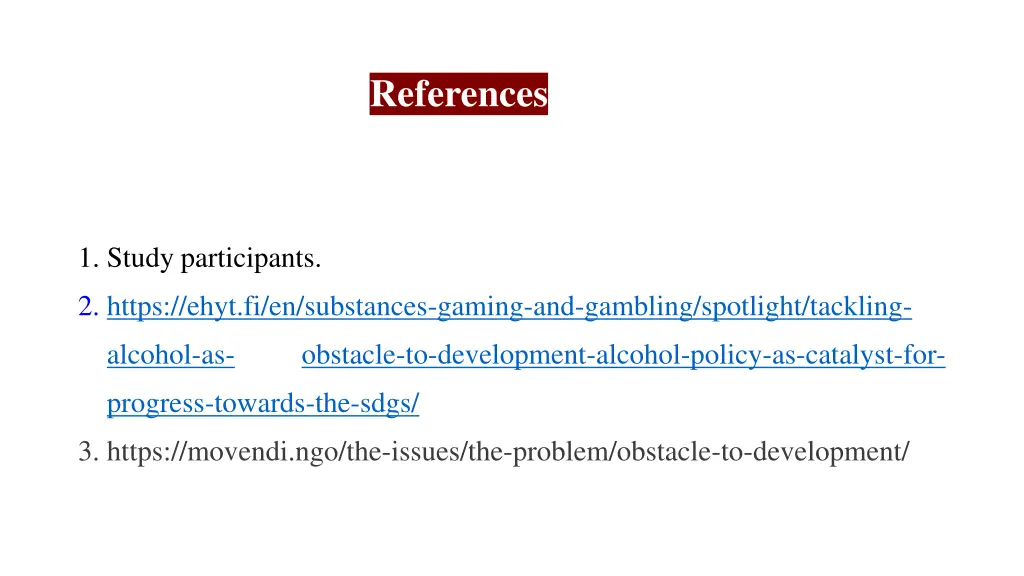 references