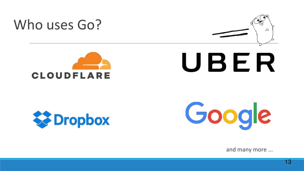 who uses go