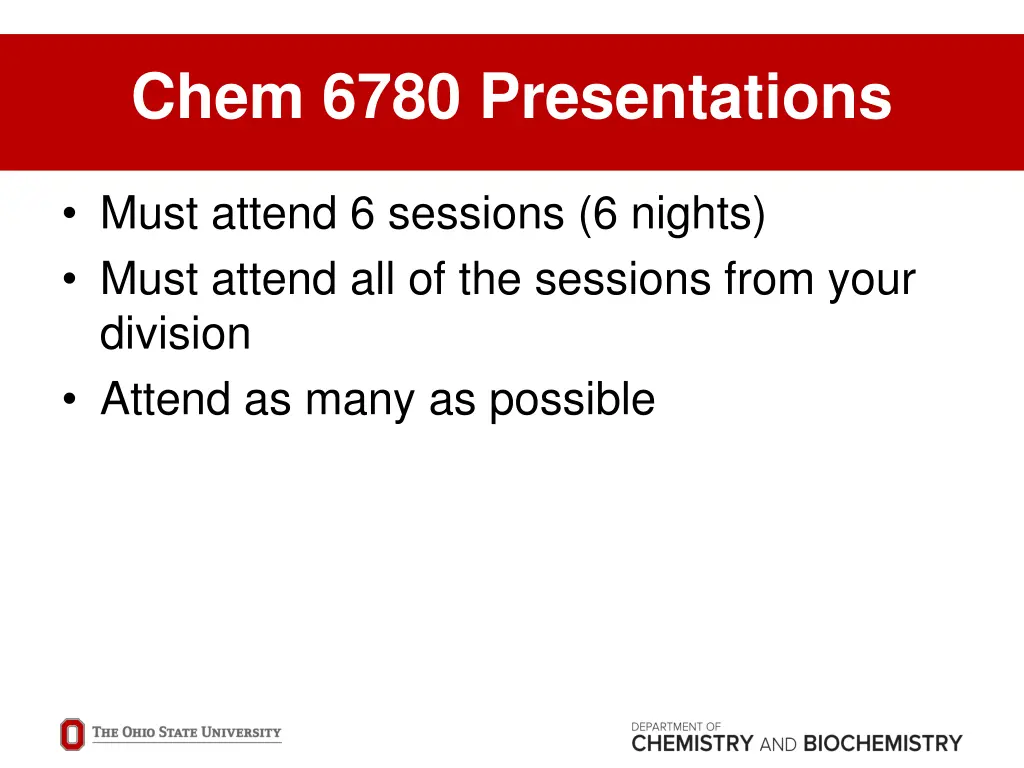 chem 6780 presentations