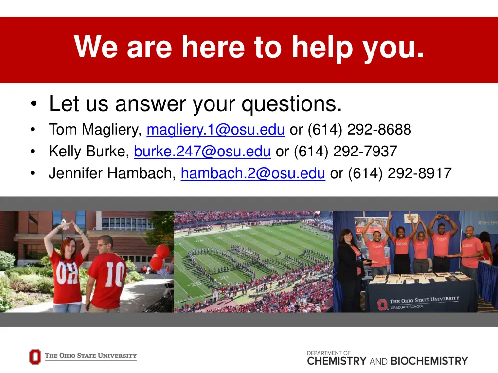we are here to help you
