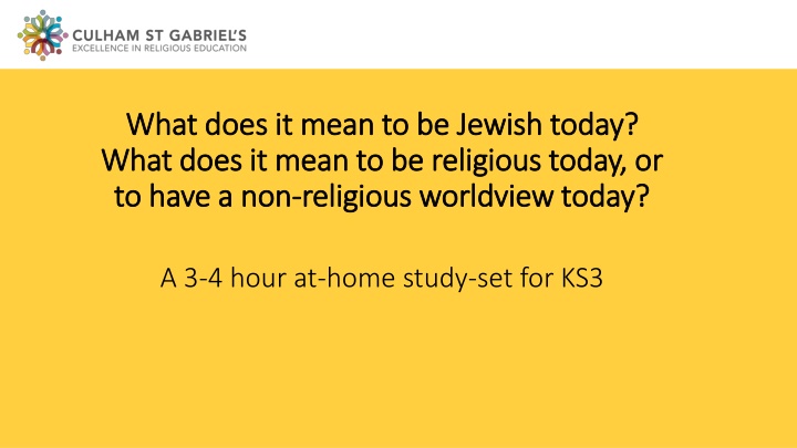 what does it mean to be jewish today what does