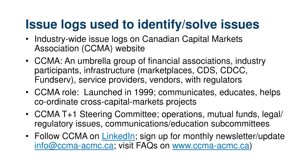 issue logs used to identify solve issues industry