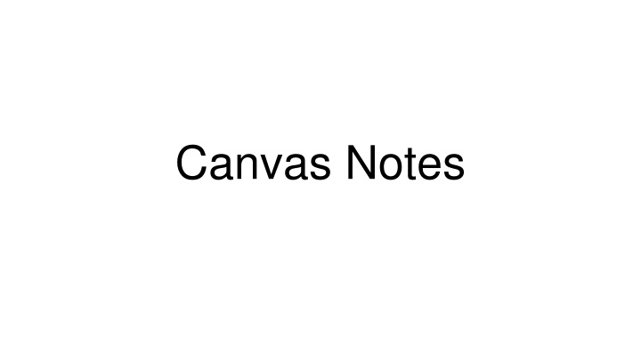 canvas notes