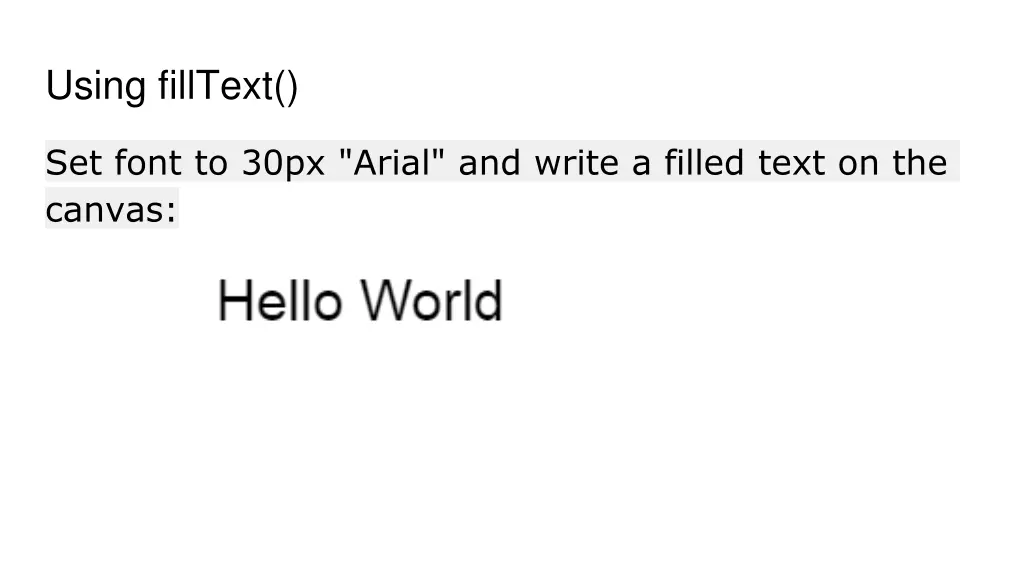 using filltext 1