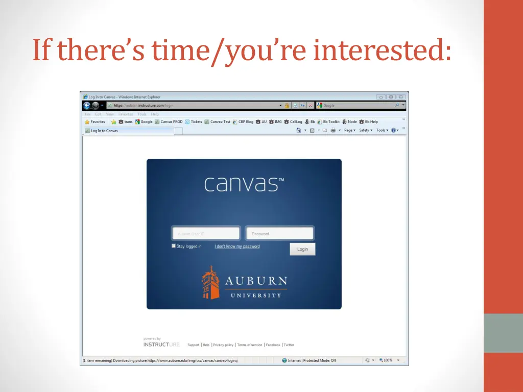 if there s time you re interested
