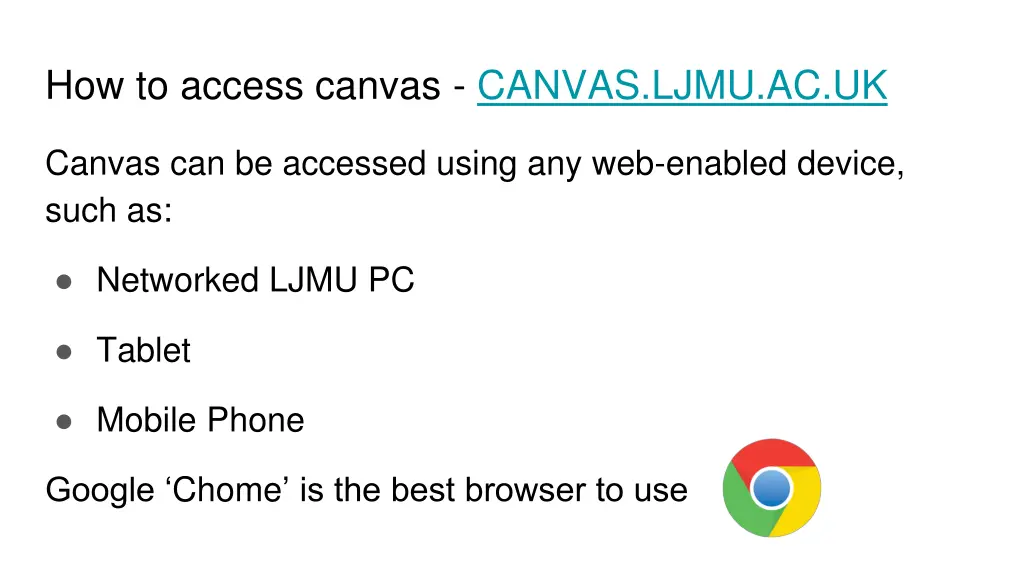 how to access canvas canvas ljmu ac uk